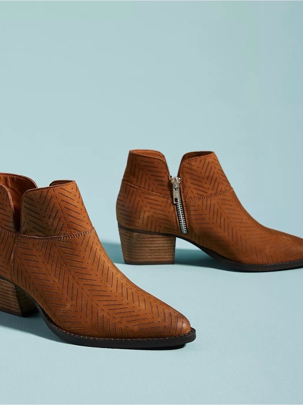 Charles by Charles David Zander Ankle Boots with Side Zipper/ Anthropologie
